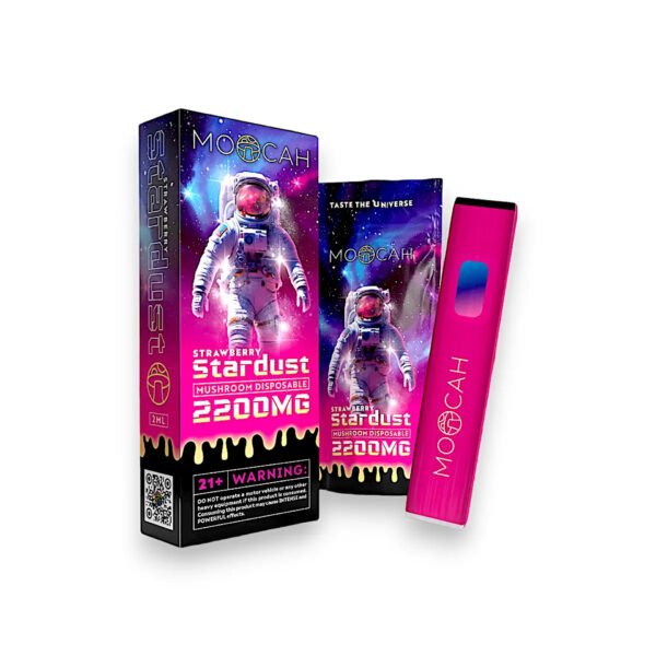 Moocah Mushroom Disposable Vape Strawberry Stardust 2200mg